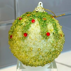 Bejeweled Holiday Christmas Ornament